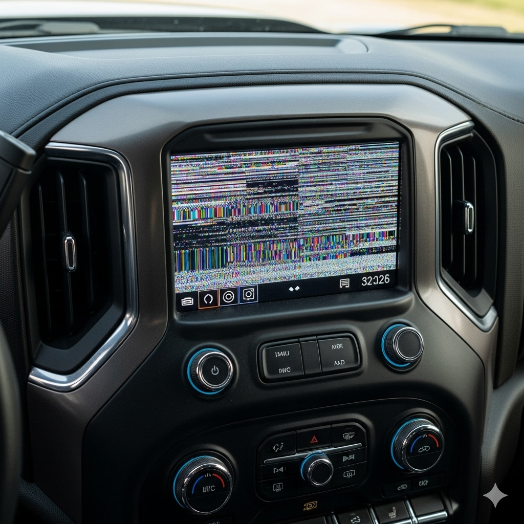 Pantalla congelada en GMC Terrain Denali y falta de respuesta del táctil