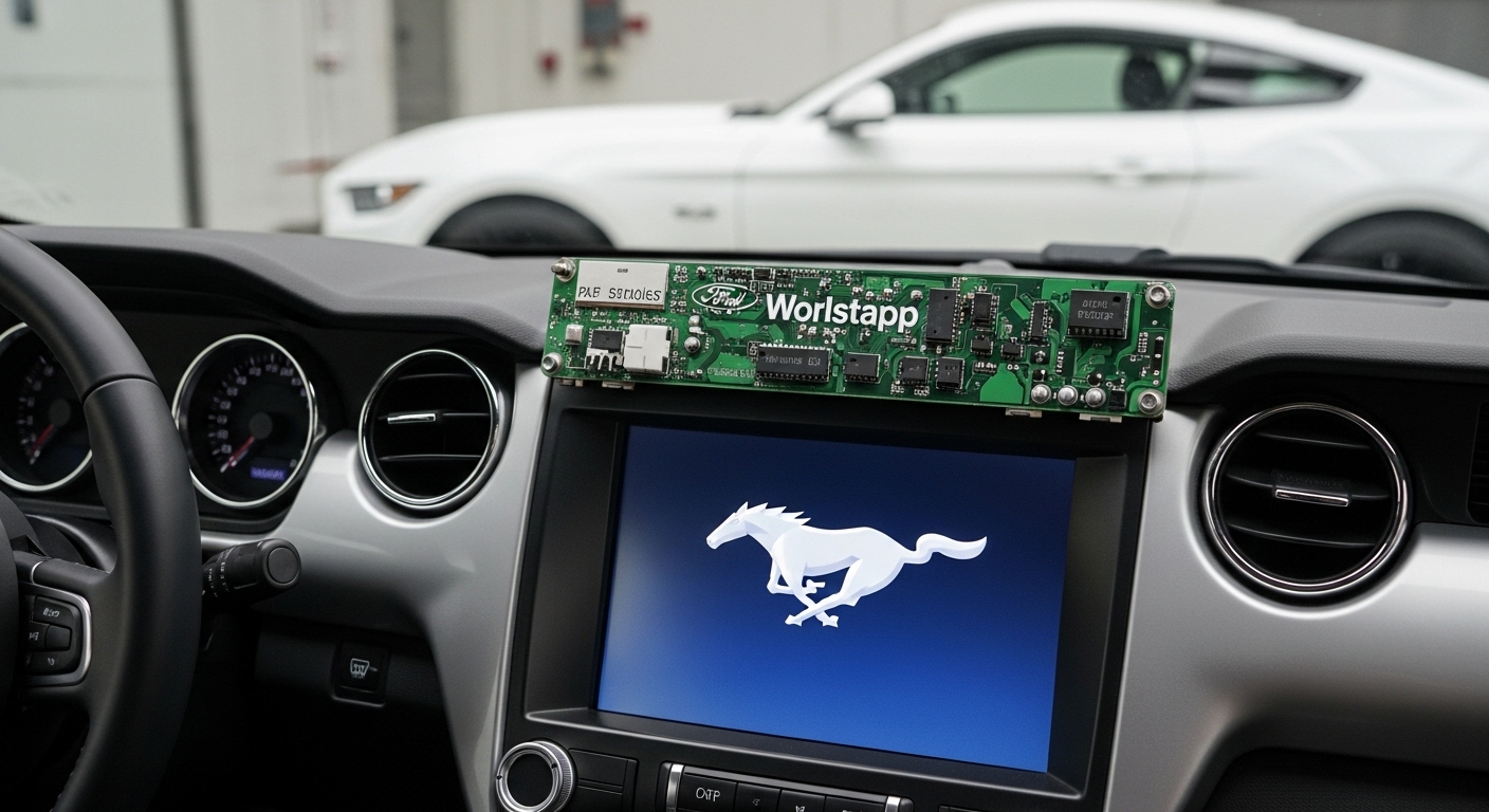 Pantalla Ford Mustang sin encender o con touch dañado