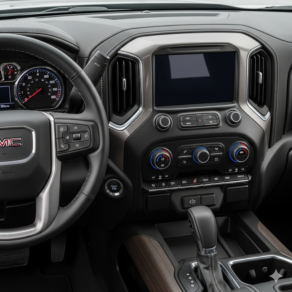 Pantalla GMC Sierra 1500 no enciende tras cambio de batería y sin respuesta de OnStar