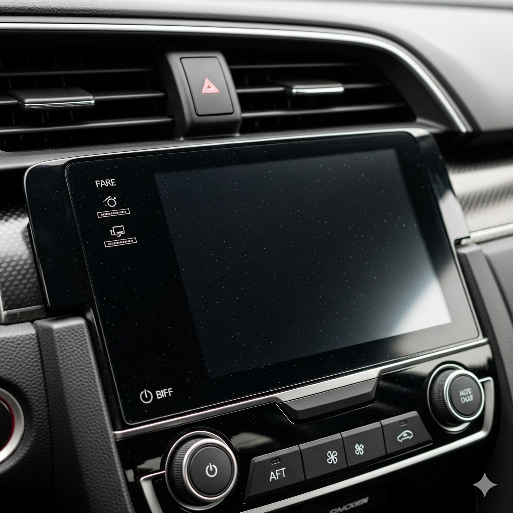 Pantalla de Honda Civic 2016 que no prende en México
