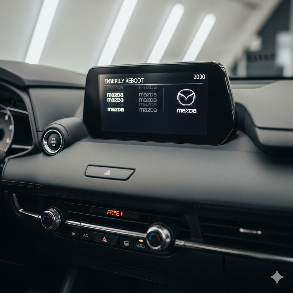 Cómo reiniciar la pantalla de un Mazda 3