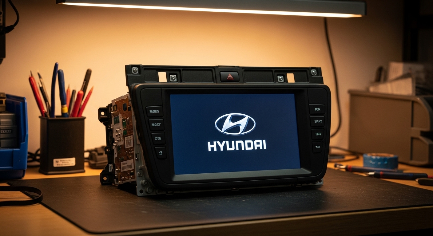Falla de táctil en estéreos Hyundai: revisión de digitalizador y flex