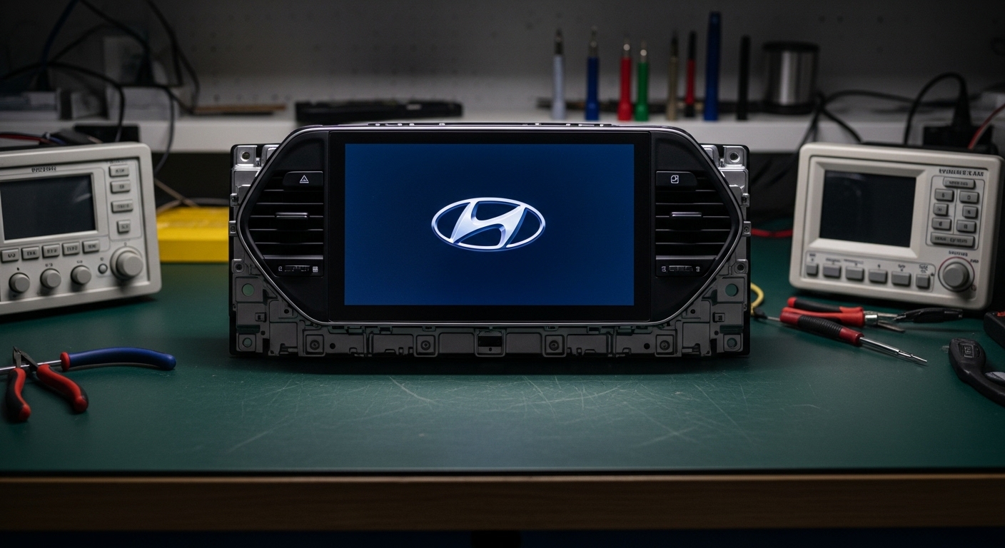 Reparación de estéreos originales Hyundai con procedimientos técnicos