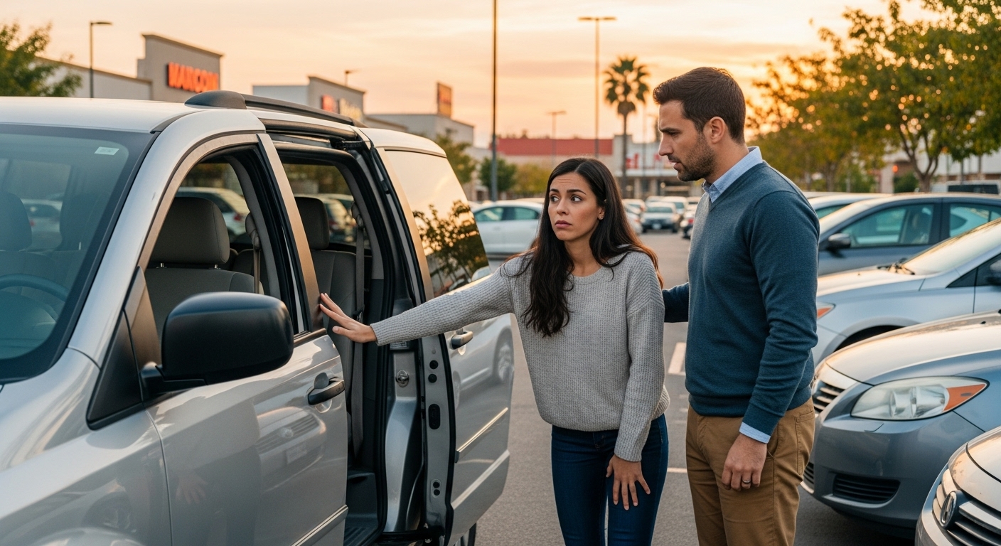 Diagnóstico de falla de puerta eléctrica de camioneta atorada