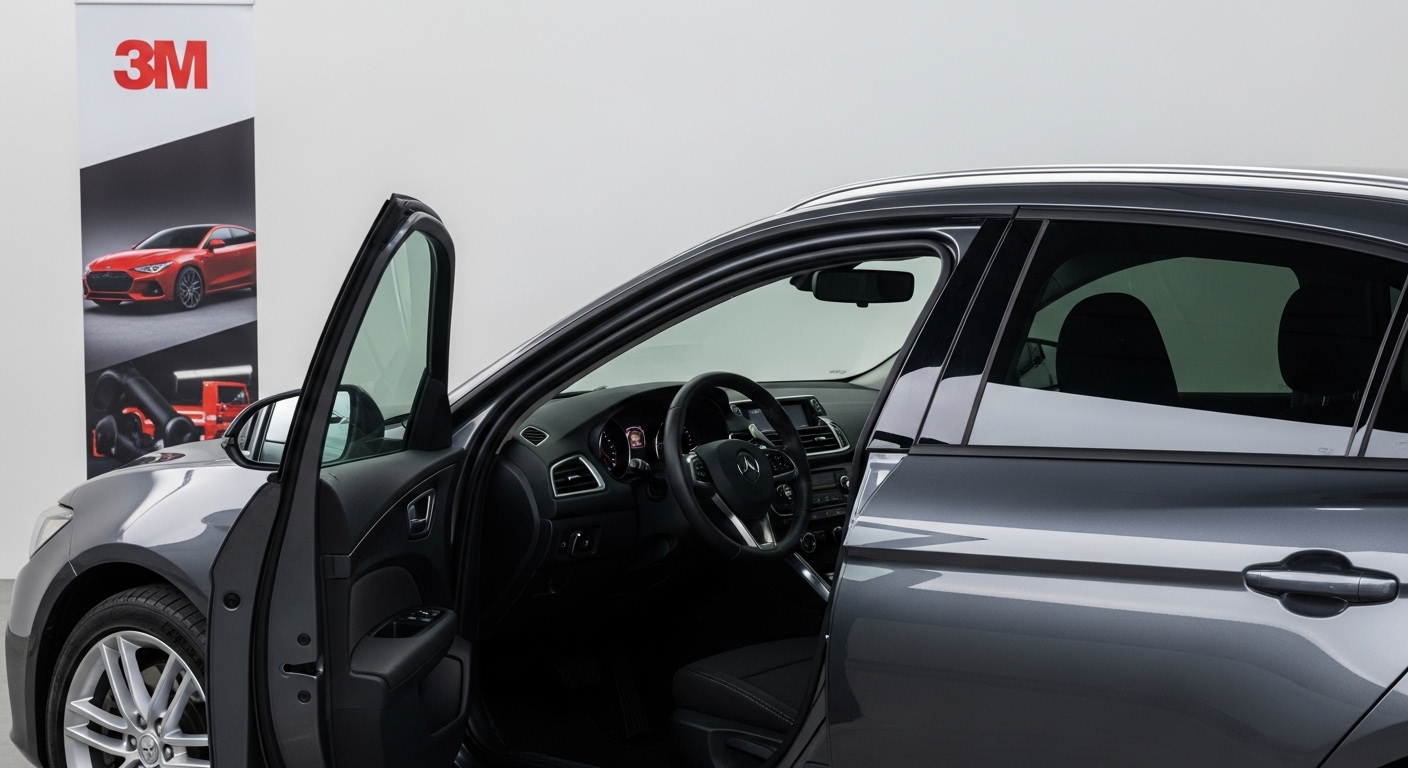 Instalación de película antiasalto 3M en Atlacomulco