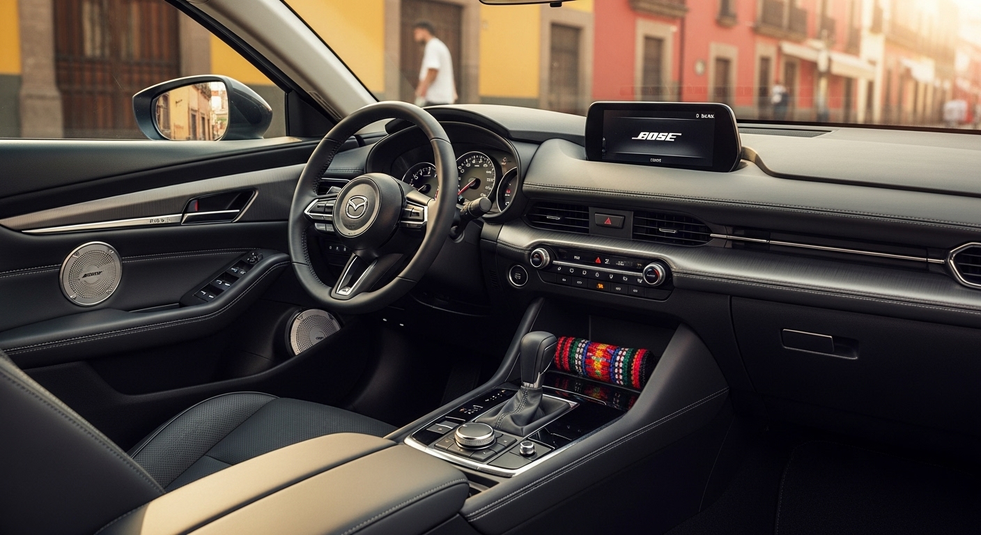 Cliente satisfecho con la reparación de su estéreo Mazda